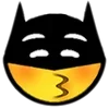 Стикер 6 Batman Emoji