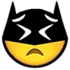 Стикер 42 Batman Emoji