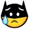 Стикер 44 Batman Emoji
