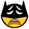 Стикер 50 Batman Emoji