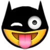 Стикер 8 Batman Emoji