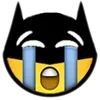 Стикер 17 Batman Emoji
