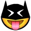 Стикер 10 Batman Emoji