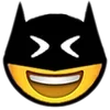 Стикер 25 Batman Emoji