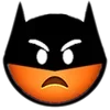 Стикер 40 Batman Emoji
