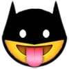 Стикер 7 Batman Emoji