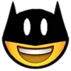 Стикер 22 Batman Emoji