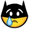 Стикер 41 Batman Emoji