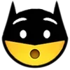 Стикер 19 Batman Emoji