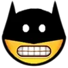 Стикер 15 Batman Emoji