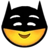 Стикер 57 Batman Emoji