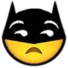 Стикер 31 Batman Emoji
