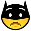 Стикер 12 Batman Emoji