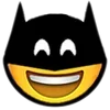 Стикер 23 Batman Emoji