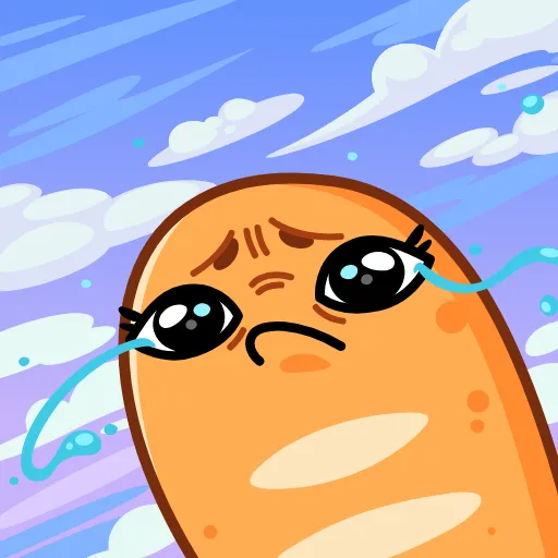 😭 Эмодзи «Батон» для Telegram