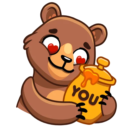 😍 Эмодзи «Медведь Акмаль» для Telegram