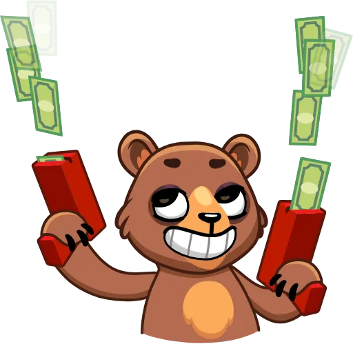 🤑 Эмодзи «Медведь Акмаль» для Telegram