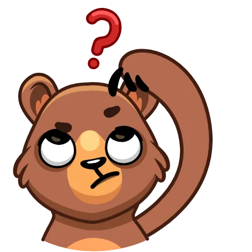 🤔 Эмодзи «Медведь Акмаль» для Telegram