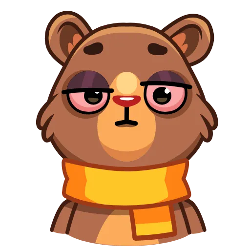 🤧 Эмодзи «Медведь Акмаль» для Telegram