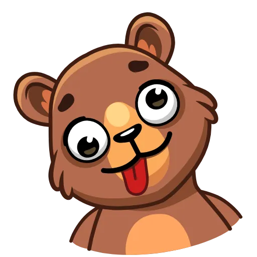 🤪 Эмодзи «Медведь Акмаль» для Telegram