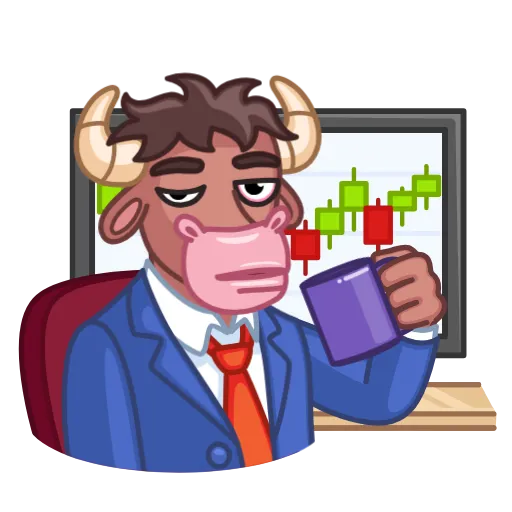 Стикер 23 Bear & Bull