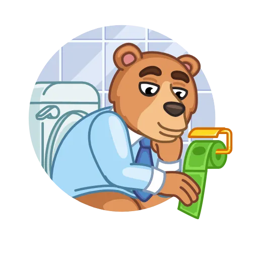 Стикер 31 Bear & Bull
