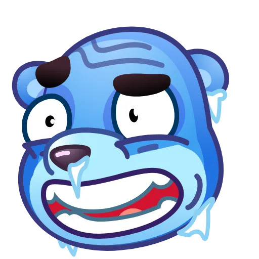 Стикер 16 Bear Emoji