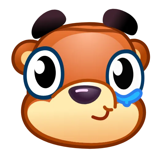 Стикер 2 Bear Emoji