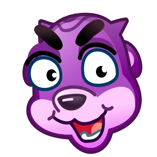 Стикер 28 Bear Emoji