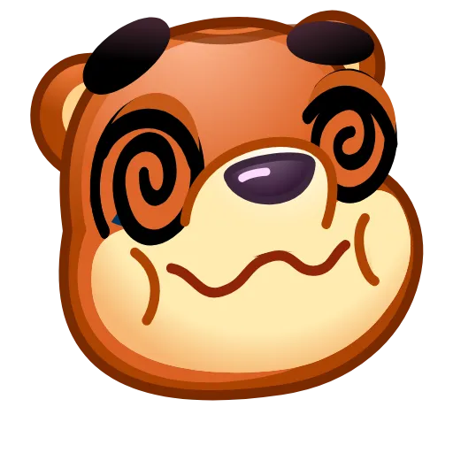 Стикер 25 Bear Emoji