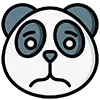 Стикер 34 🐻 Bear Emoji - смайлы с медвежьими эмоциями