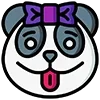 Стикер 40 🐻 Bear Emoji - смайлы с медвежьими эмоциями