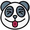 Стикер 35 🐻 Bear Emoji - смайлы с медвежьими эмоциями