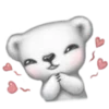 🤩 Эмодзи «⠀ ⠀ ⠀ ⠀ Медведь» для Telegram