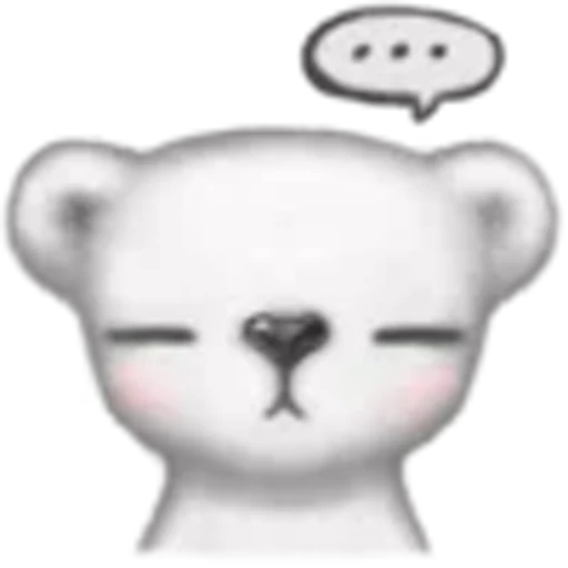 🤩 Эмодзи «⠀ ⠀ ⠀ ⠀ Медведь» для Telegram