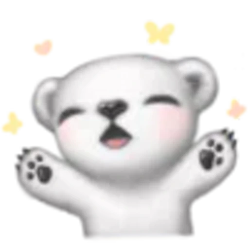 🤩 Эмодзи «⠀ ⠀ ⠀ ⠀ Медведь» для Telegram