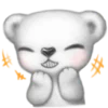 🤩 Эмодзи «⠀ ⠀ ⠀ ⠀ Медведь» для Telegram