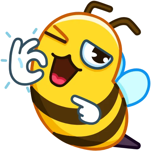 Стикер 19 Bee