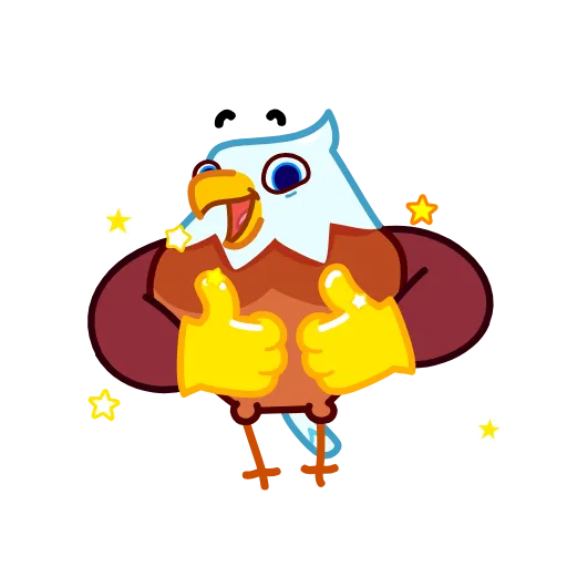 Стикер 3 Beefy Eagle