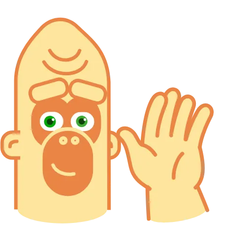 👋 Эмодзи «Beige Corilla» для Telegram
