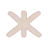 Стикер 33 Beige aesthetic