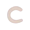 Стикер 44 Beige aesthetic