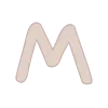Стикер 39 Beige aesthetic
