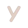 Стикер 45 Beige aesthetic