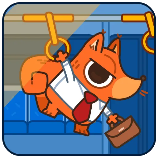 🤩 Стикер «Белка-клерк» для Telegram