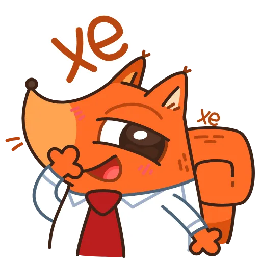 🤩 Стикер «Белка-клерк» для Telegram