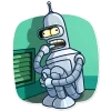 Стикер 2 Бендер - Futurama