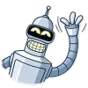 Стикер 26 Бендер - Futurama