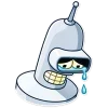 Стикер 10 Бендер - Futurama
