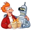 Стикер 9 Бендер - Futurama